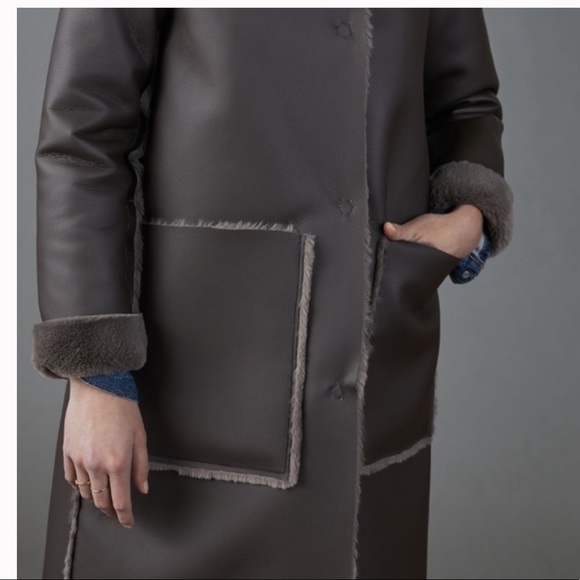 Maeve by Anthropology Kerry Reversible coat NWT M - Picture 3 of 7